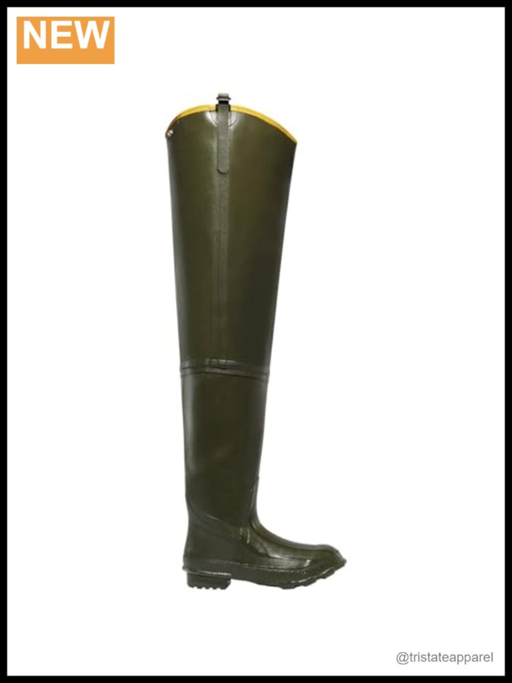 Men's 32" Waterproof Rubber Hunting Shoes Hand-Laid Chevron Outsole